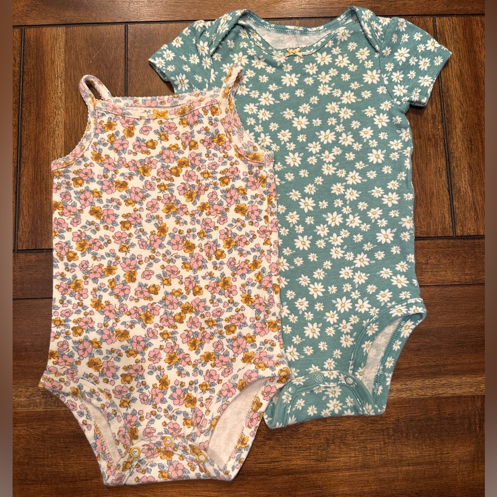 Like New! Carter’s Spring Onsies sz 9
